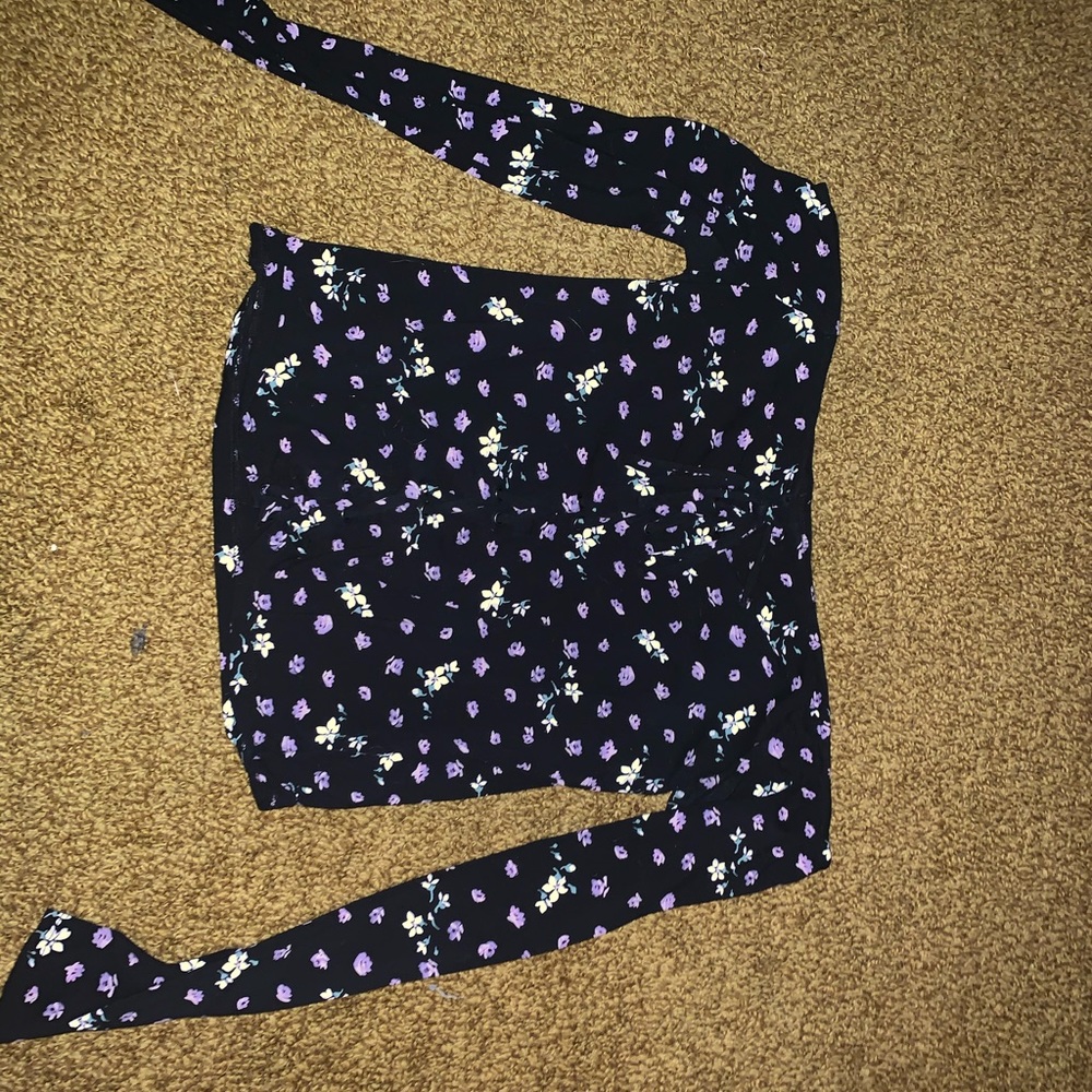 Floral off the shoulder top